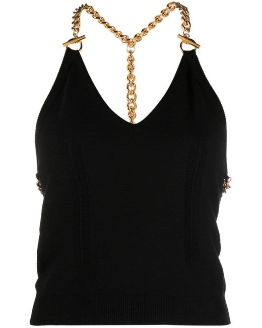 Moschino chain-link top