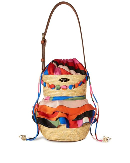 Pucci Puccinella Iride-print bucket bag