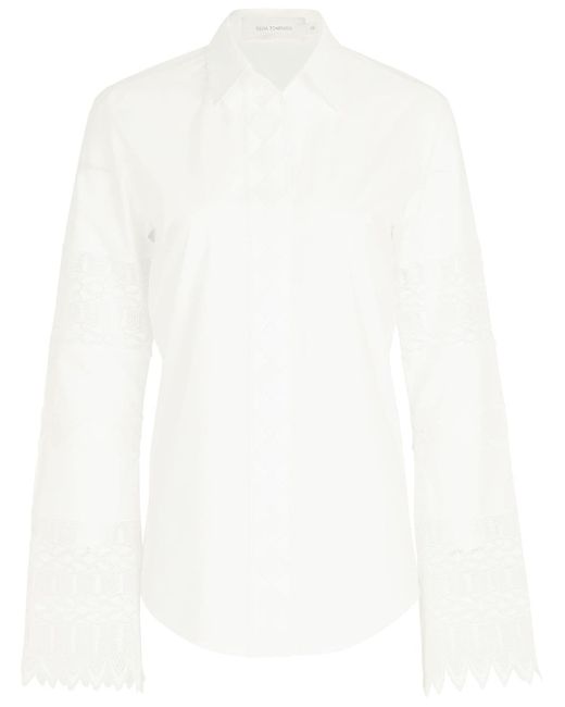 Silvia Tcherassi Aspasia organic-cotton blouse