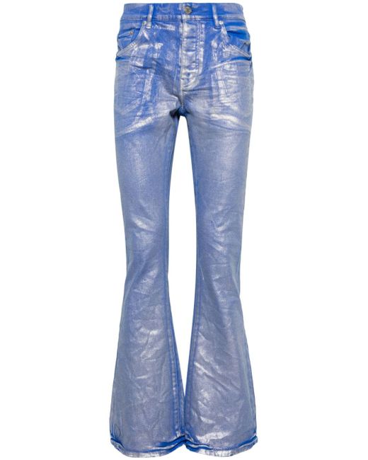 Purple Brand P004 mid-rise flared jeans