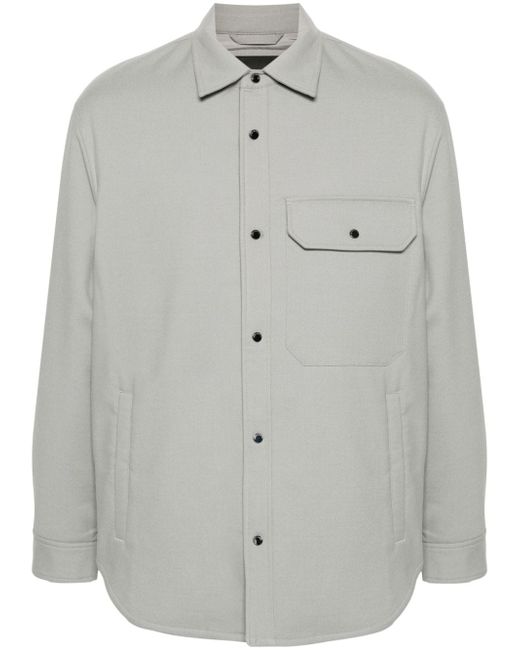 Emporio Armani padded shirt jacket