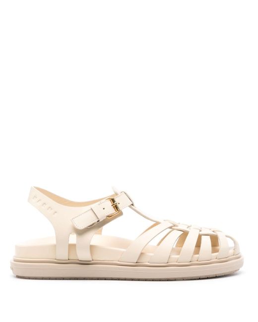 Marni caged leather sandals