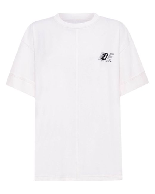 Dion Lee logo-print cotton T-shirt