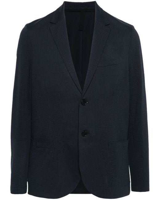 Harris Wharf London cotton-blend seersucker blazer