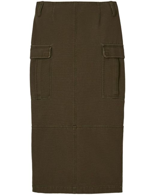 Marc Jacobs cargo-pocket canvas midi skirt