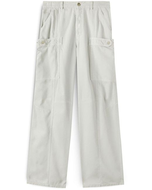 Palm Angels patch-pocket wide-leg trousers