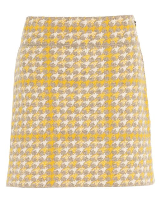 Barrie cashmere-blend miniskirt