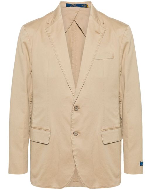 Polo Ralph Lauren single-breasted cotton blazer