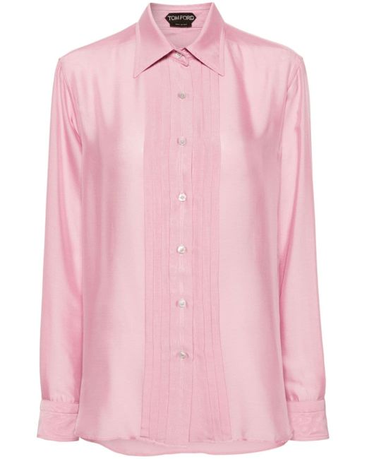 Tom Ford pleated-detailed shirt