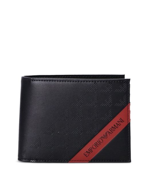 Emporio Armani logo-print bi-fold wallet