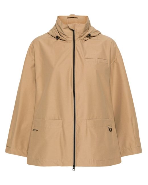 Bimba Y Lola zip-up hooded rain coat