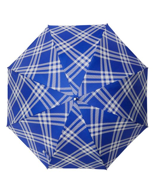 Burberry panelled checked umbrella