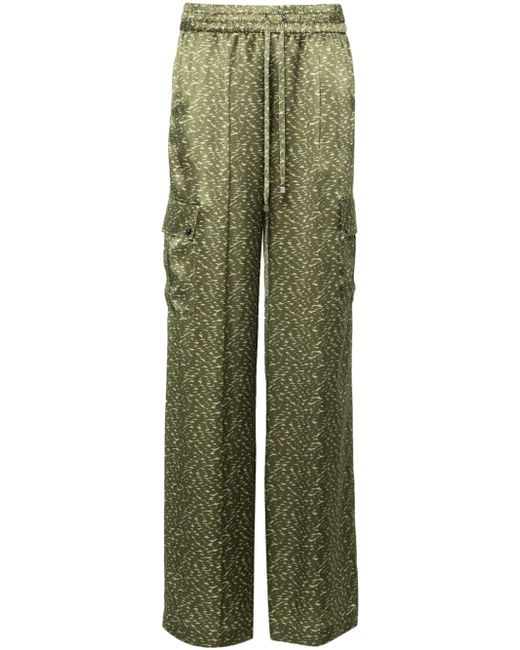 Kiton abstract-print trousers