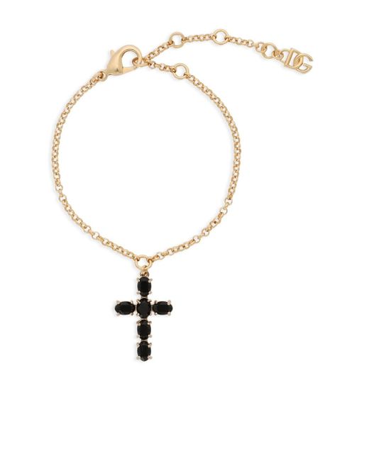 Dolce & Gabbana cross charm chain bracelet