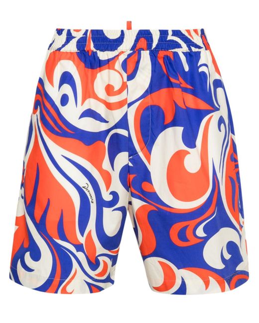 Dsquared2 Palms Beach Waves shorts
