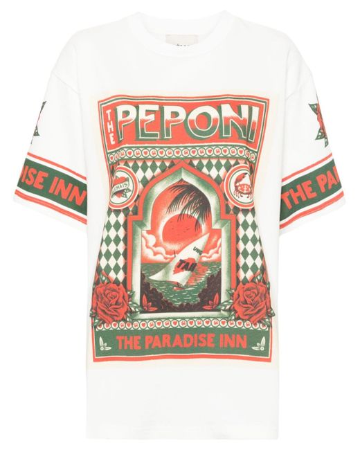 Alemais Peponi-print T-shirt