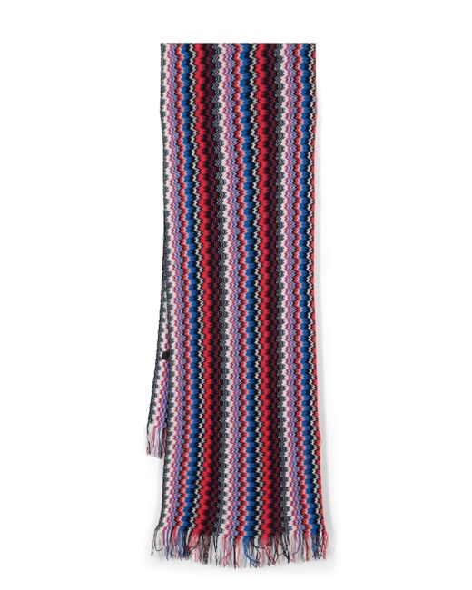Missoni zigzag-woven scarf