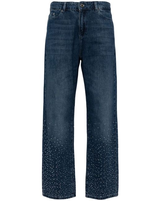 Karl Lagerfeld Sparkle straight-leg jeans