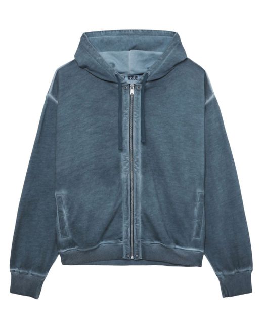 Izzue drawstring zip-up hoodie