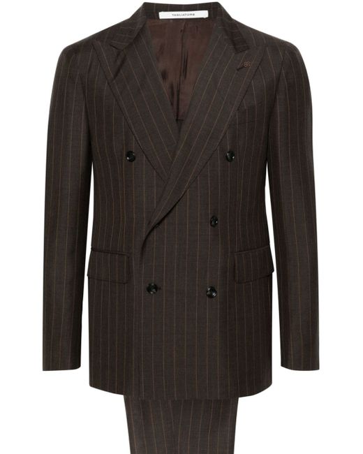 Tagliatore striped double-breasted suit