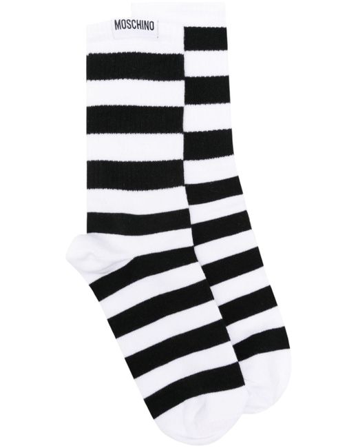 Moschino striped stretch-cotton socks