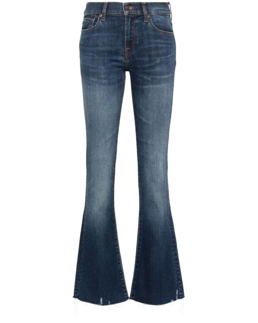 7 For All Mankind bootcut wide-leg jeans