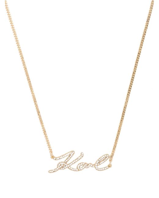 Karl Lagerfeld K Signature necklace