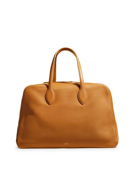 Khaite large Maeve leather weekender bag