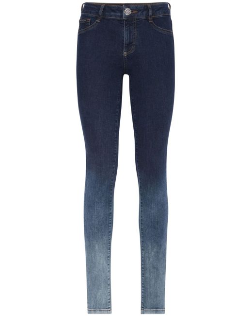 Philipp Plein logo-appliqué skinny jeans