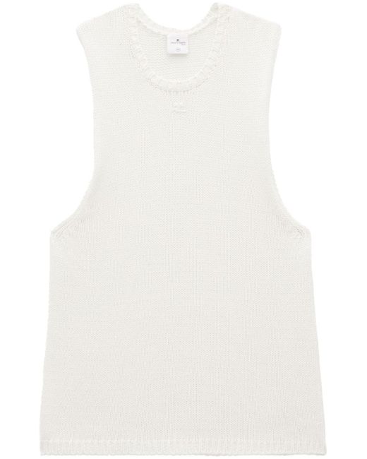 Courrèges knitted tank top