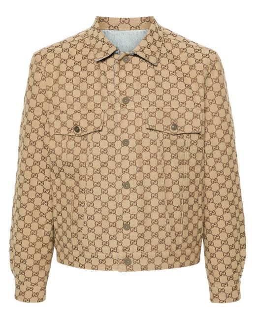 Gucci GG-canvas reversible denim jacket