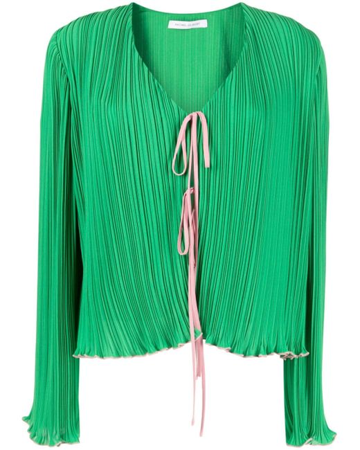 Rachel Gilbert Crio fully-pleated blouse