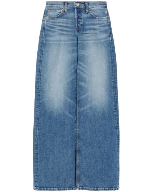 Re/Done mid-rise wide-leg jeans