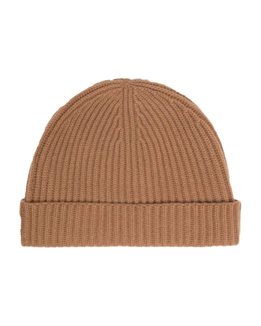 N.Peal ribbed-knit cashmere beanie