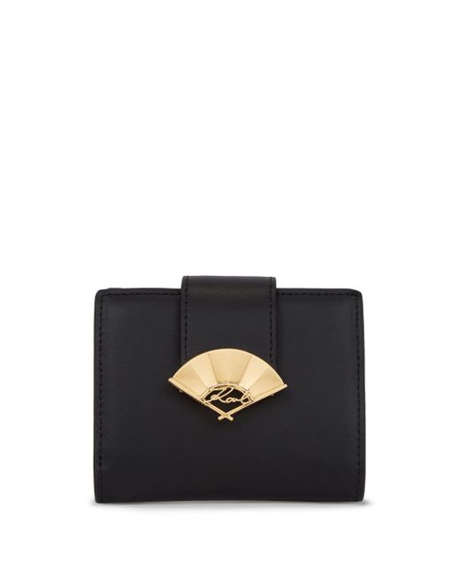 Karl Lagerfeld Signature Fan bi-fold wallet