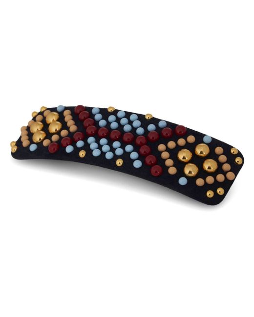 Etro stud-embellished leather hair clip