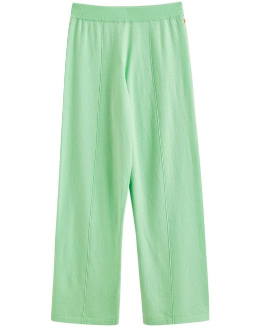 Chinti And Parker wide-leg fine-knit trousers