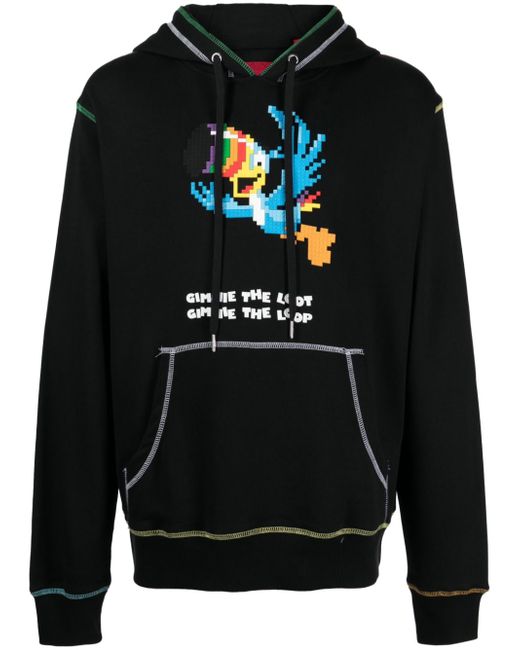 Mostly Heard Rarely Seen Give Me The Loop graphic-print hoodie