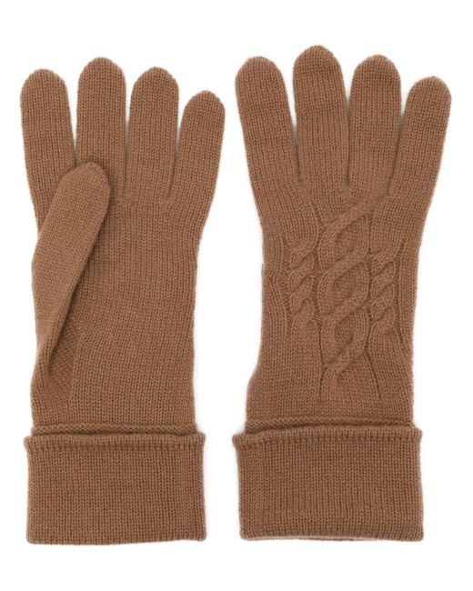 N.Peal cable-knit gloves