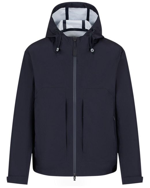 Emporio Armani water-repellent hooded jacket