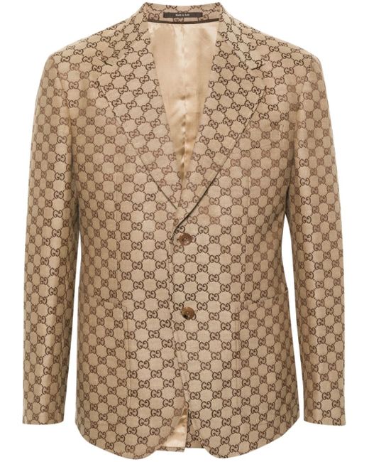 Gucci GG Supreme linen blazer