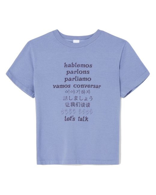 Re/Done Lets Talk T-shirt