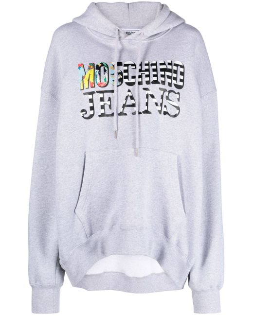 Moschino Jeans logo-print hoodie
