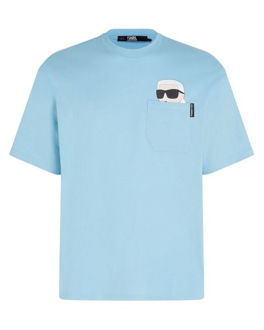 Karl Lagerfeld Ikonik pocket-detail T-shirt