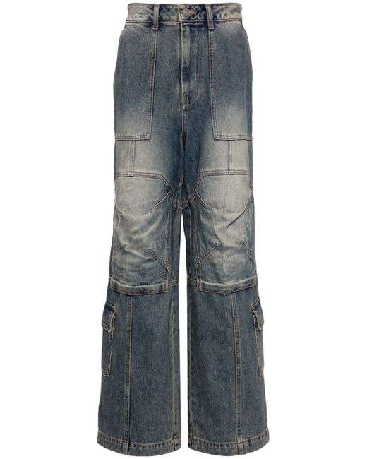 Juun.J mid-rise wide-leg jeans
