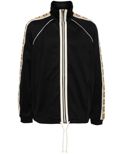 Gucci Interlocking GG-stripe zipped jacket