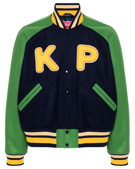 Kenzo Varsity felted bomber jacket