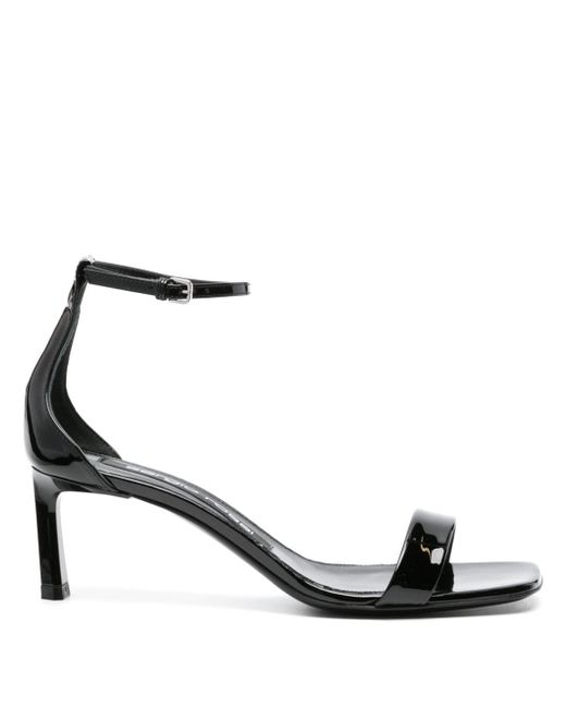 Sergio Rossi square-toe patent sandals