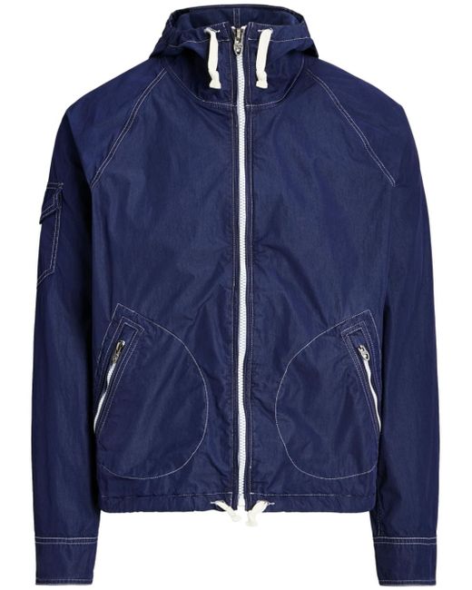 Polo Ralph Lauren garment-dyed twill hooded jacket