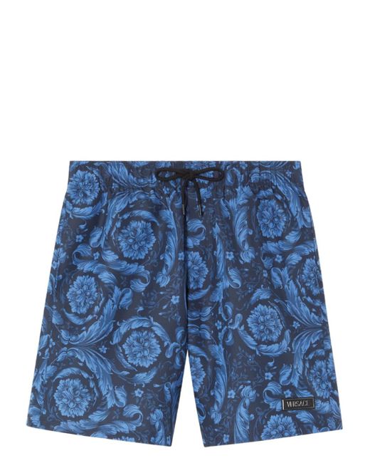 Versace Barocco-print swim shorts